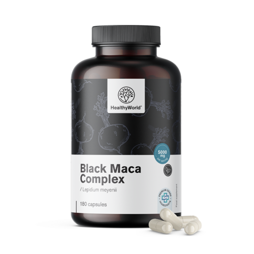 Σύμπλεγμα Μαύρου Μάκα 5000 mg, 180 κάψουλες