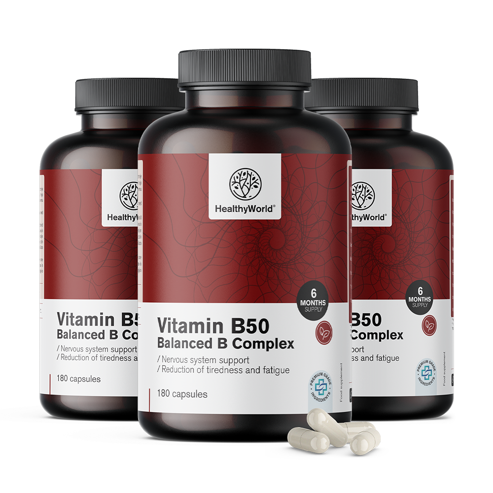 Βιταμίνη Β50 συμπλέγματος κάψουλες