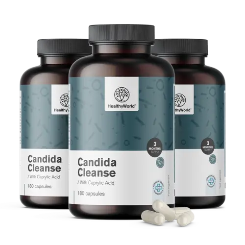 3x Candida Cleanse, συνολικά 540 κάψουλες