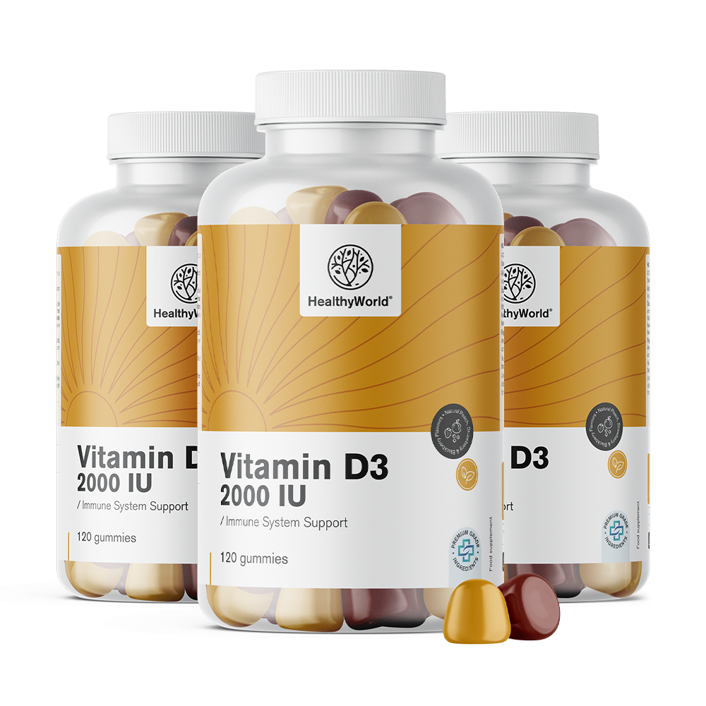 Vitamin D3 2000 δηλ. σε μορφή καραμελών.