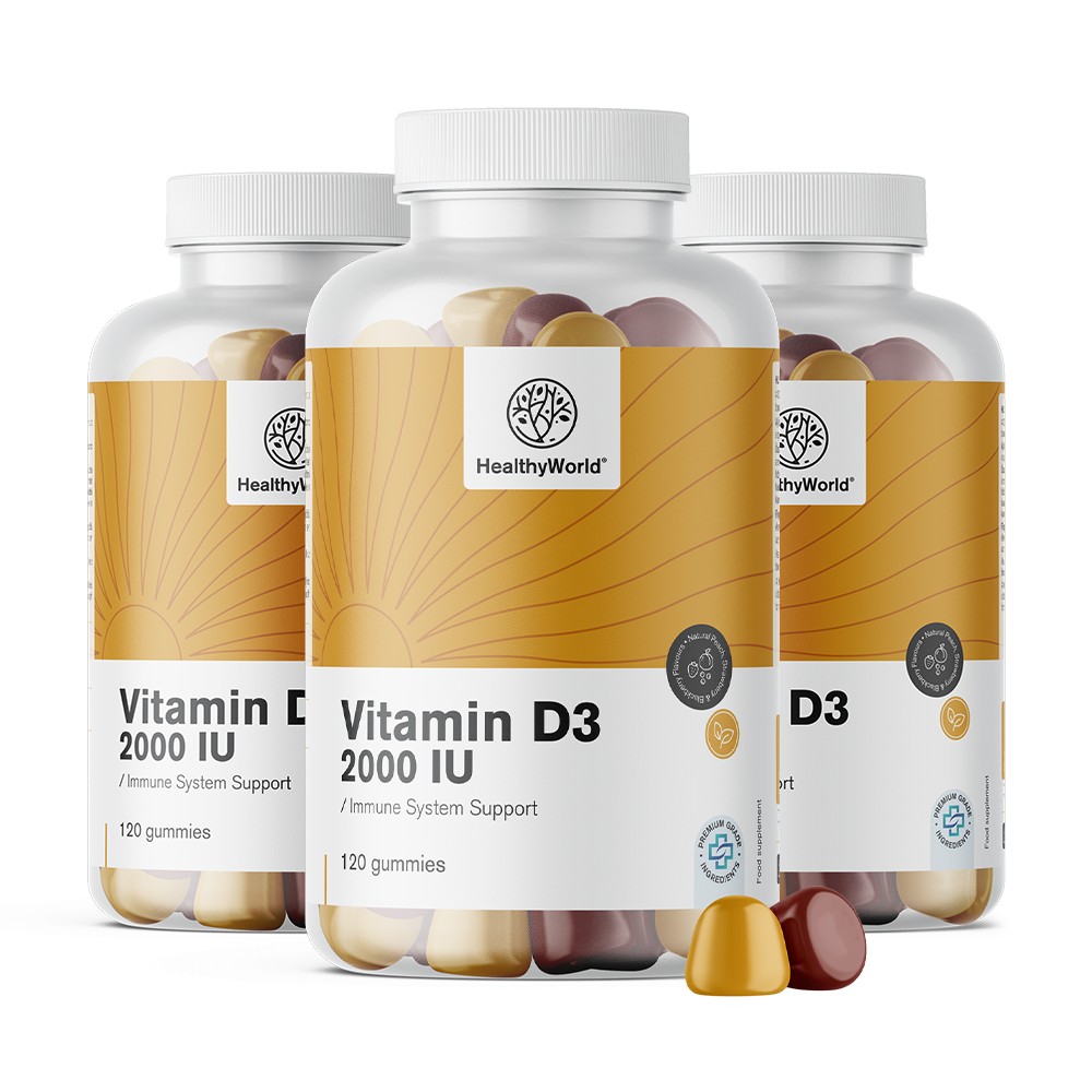 Vitamin D3 2000 δηλ. σε μορφή καραμελών.
