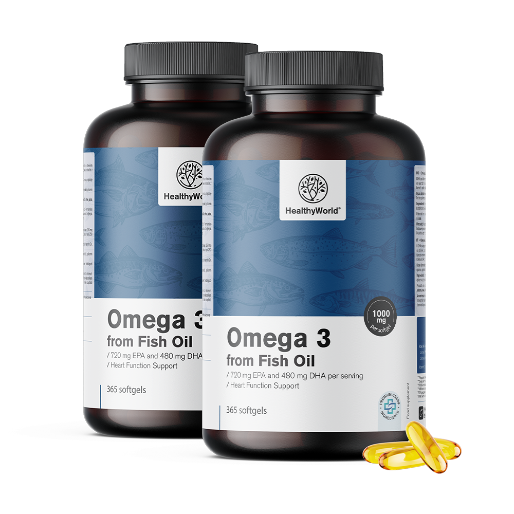 Ω-3, 1000 mg με EPA και DHA.
