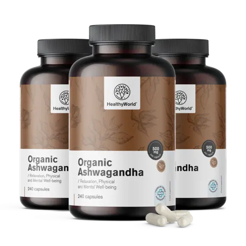 3x Ασβαγκάντα 500 mg, συνολικά 720 κάψουλες
