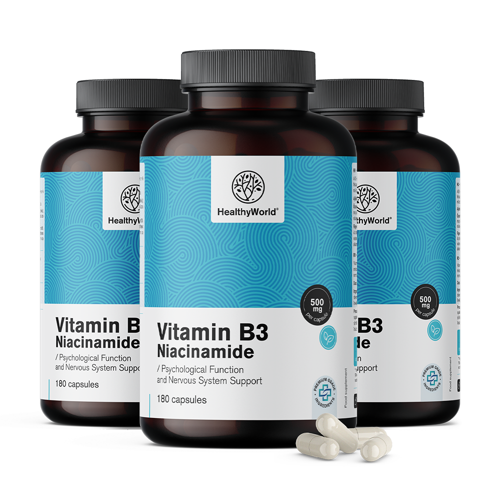 Βιταμίνη Β3 500 mg σε κάψουλες