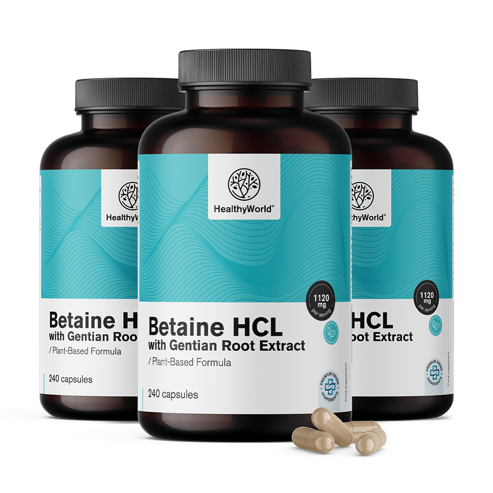 Βεταΐνη HCL 1120 mg με εγκιάνα
