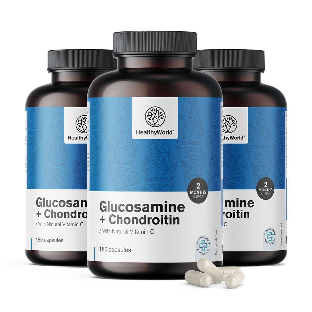 Γλουκοζαμίνη + χονδροϊτίνη με βιταμίνη C