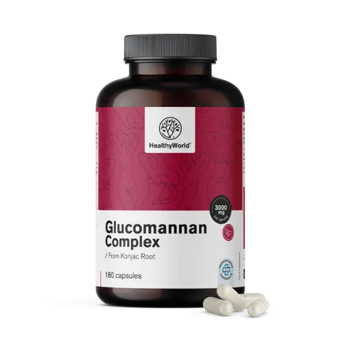 Σύμπλεγμα Γλυκομαννάνης 3000 mg, 180 κάψουλες