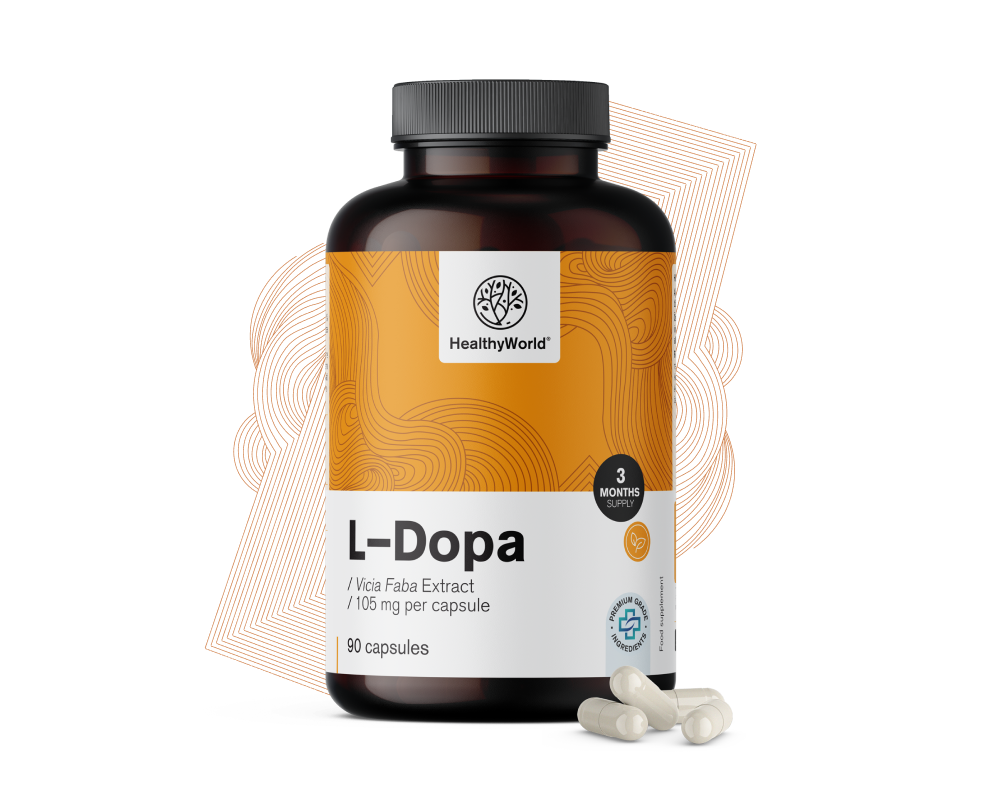 L-dopa 105 mg - από εκχύλισμα κουκιών