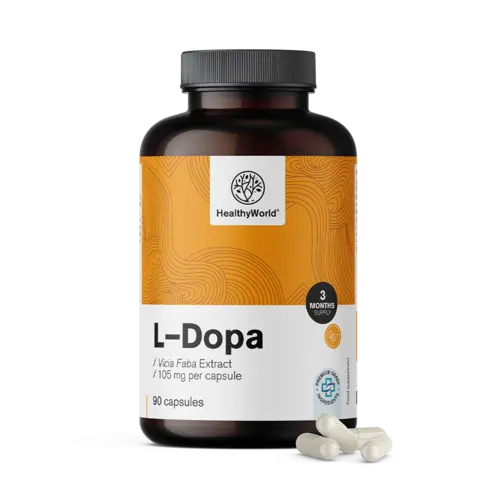 L-dopa 105 mg - από εκχύλισμα κουκιών, 90 κάψουλες