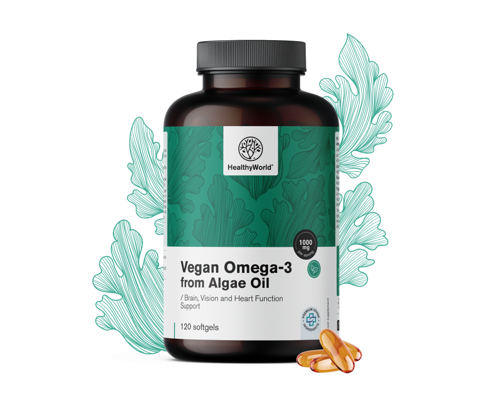 Vegan ωμέγα-3 1000 mg - από άλγες