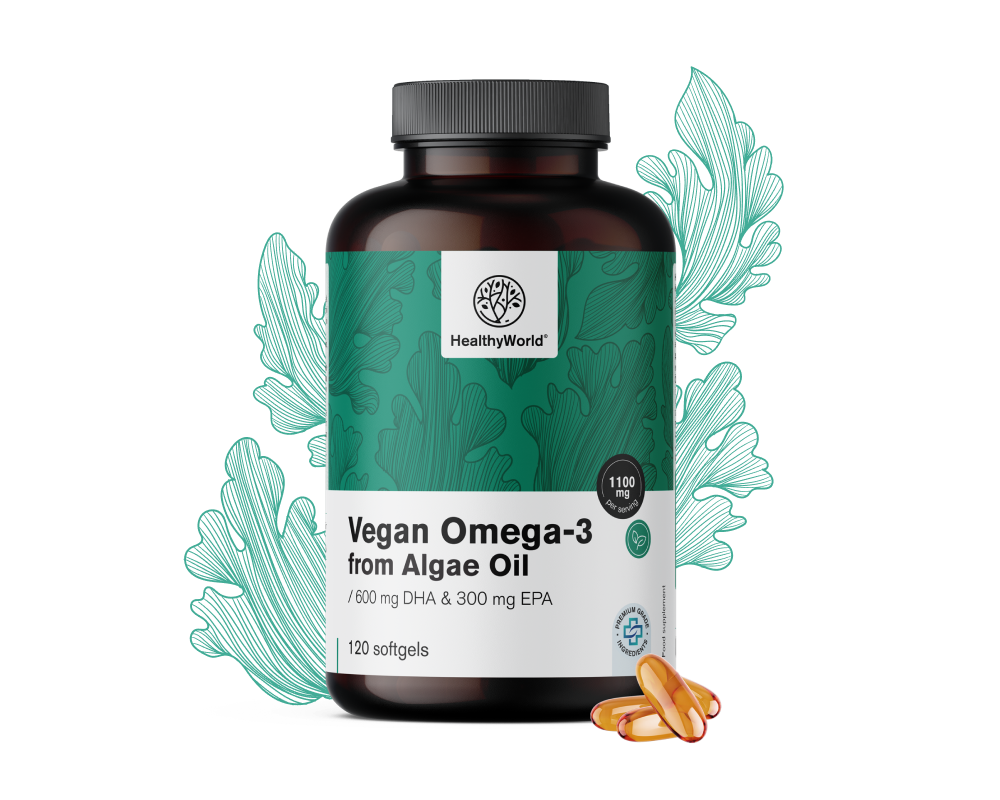 Vegan ωμέγα-3 1100 mg - από άλγες