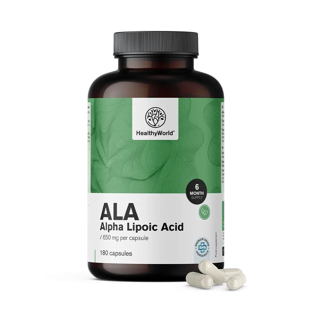ALA - αλφα λιποϊκό οξύ 650 mg.