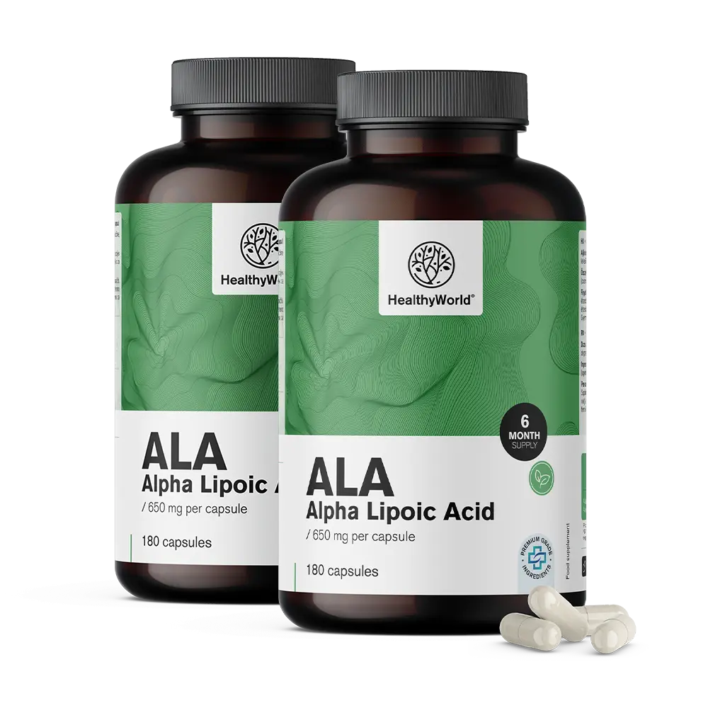 ALA - αλφα λιποϊκό οξύ 650 mg.