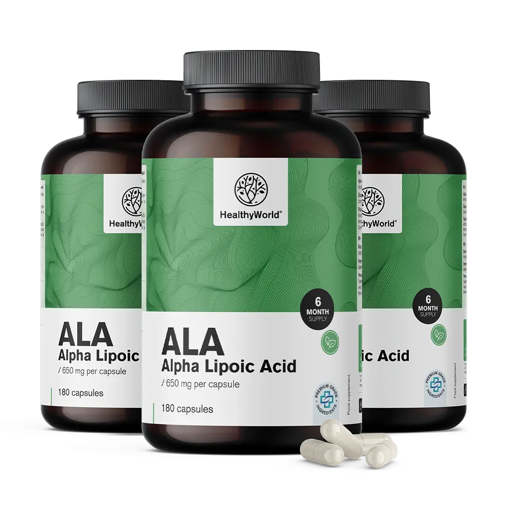 ALA - αλφα λιποϊκό οξύ 650 mg.