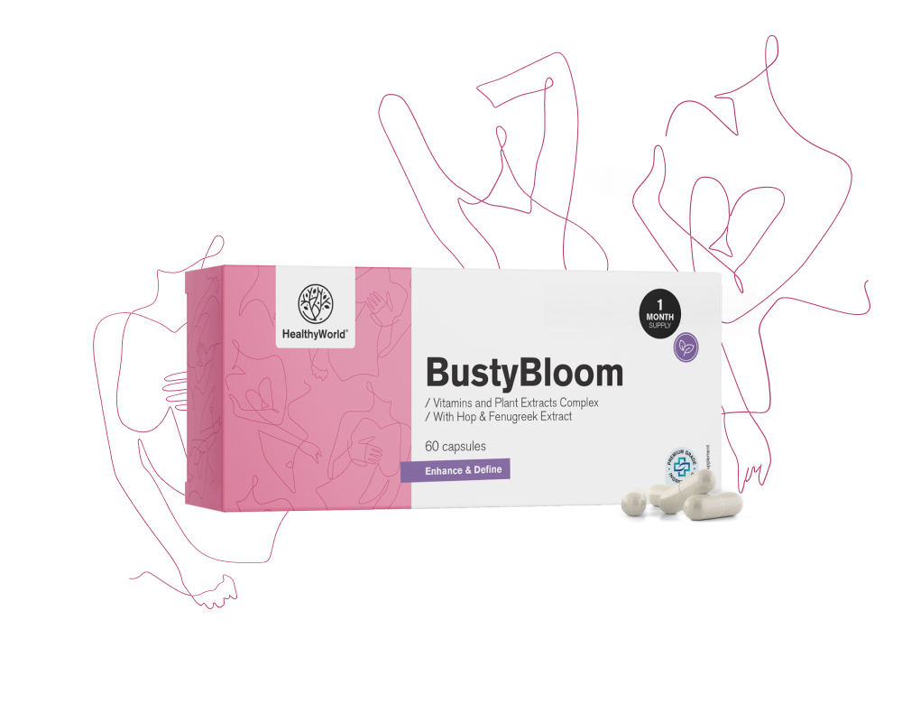 BustyBloom – σύμπλεγμα βιταμινών και φυτικών εκχυλισμάτων