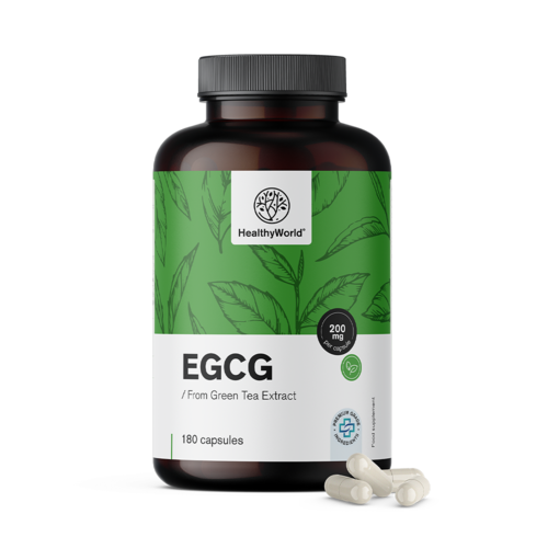 EGCG – από εκχύλισμα πράσινου τσαγιού, 180 κάψουλες