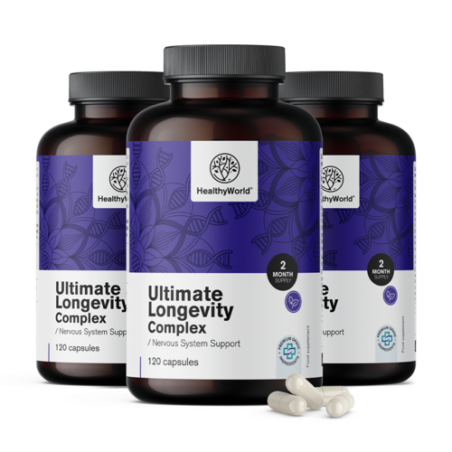 3x Ultimate Longevity Complex, συνολικά 360 κάψουλες